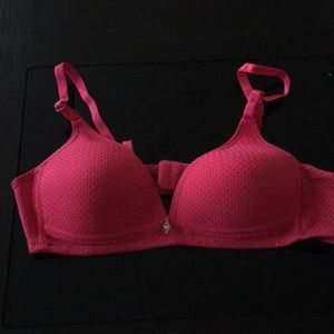 Pink bra